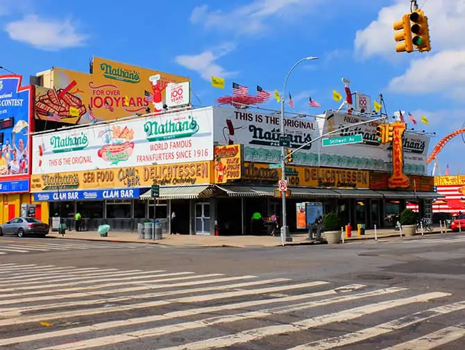 Things to see in Coney Island - Nathan's Hot Dog
