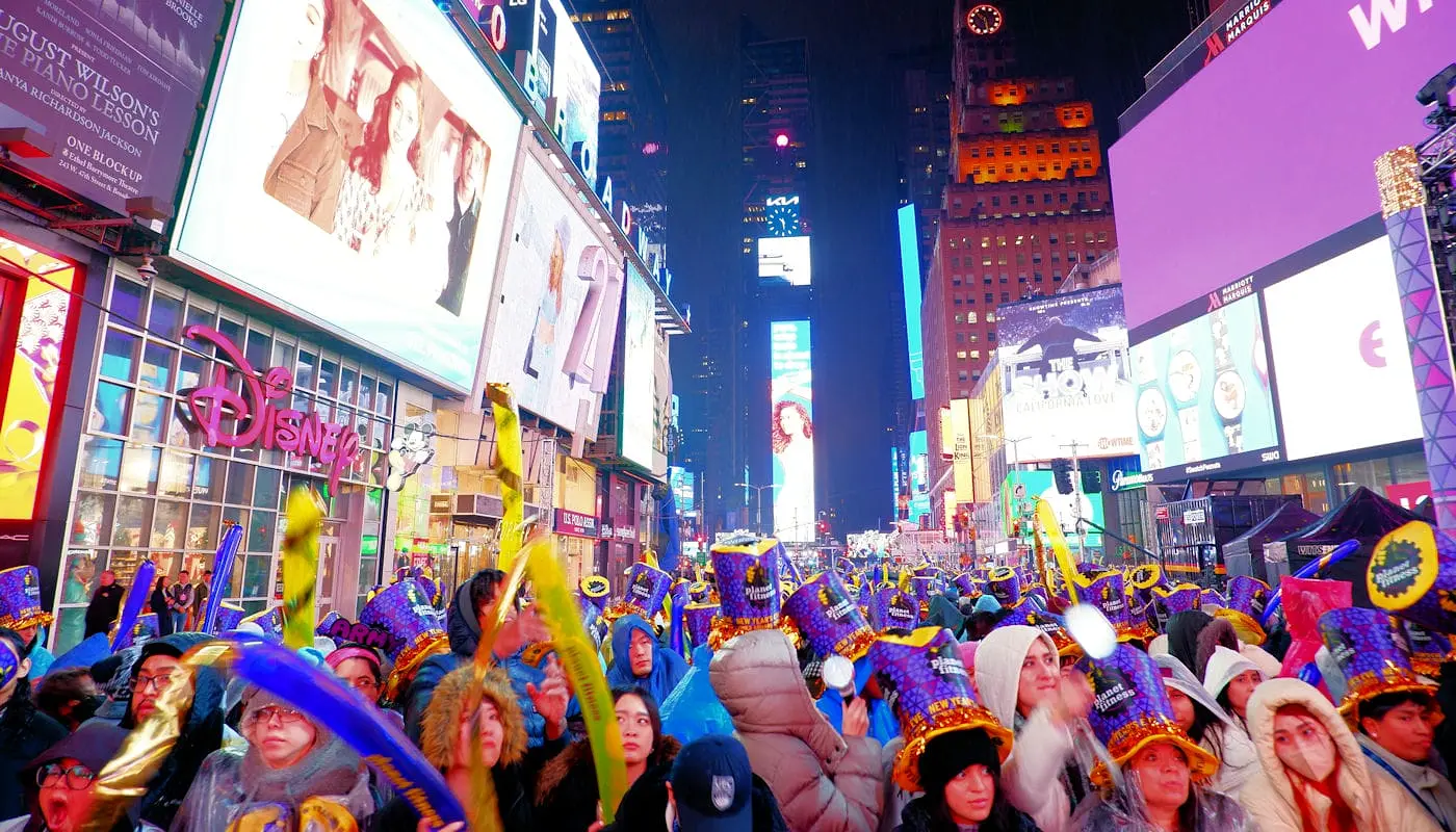 New Year’s Eve in New York - Crowd on Times Square