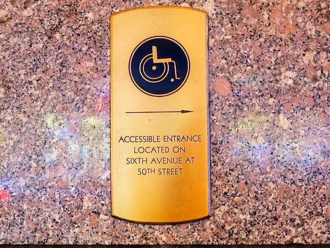 Facilities for Disabled People in New York - Accessible entrance