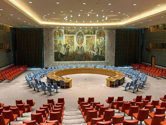 The United Nations in New York - Security Council Chamber