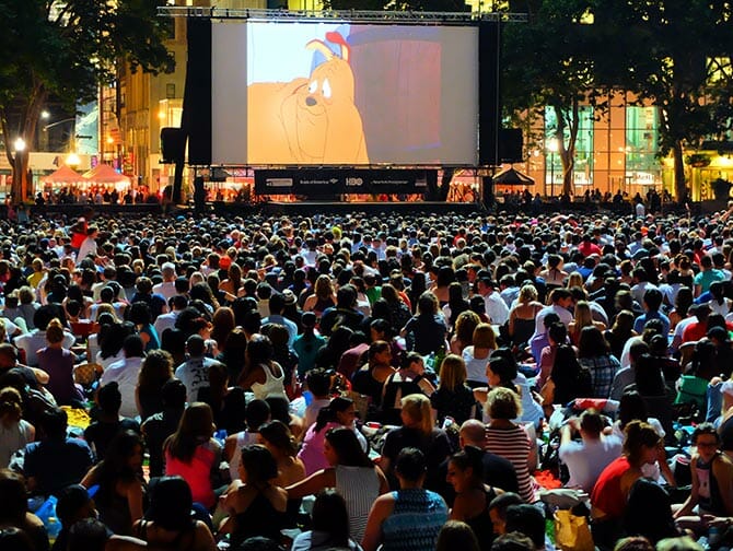 Free Films in Bryant Park