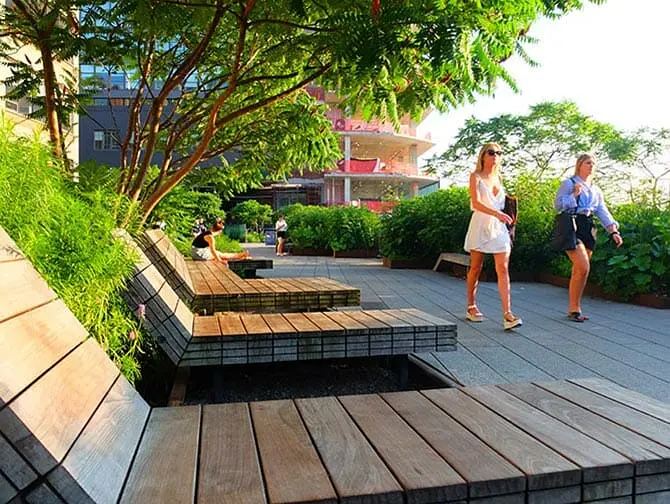 High Line Park in New York Lounge Chairs