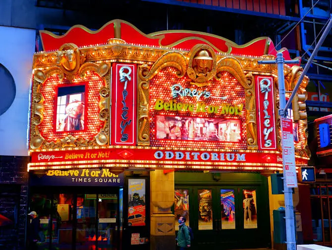 Ripley's Believe it or Not in New York - Exterior