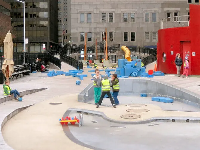 Playgrounds in New York - The South Street Seaport Playground