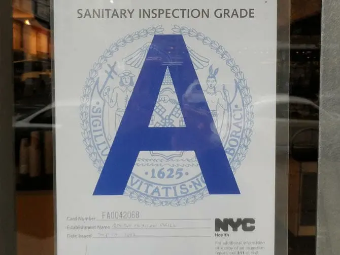 Grade A Restaurant in New York