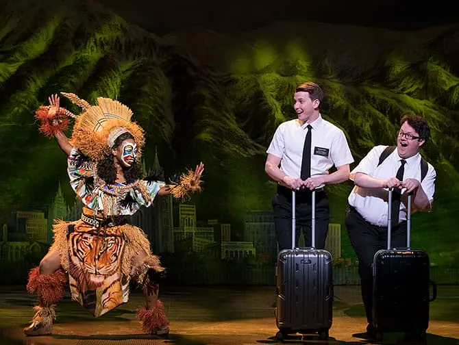 The Book of Mormon on Broadway Tickets - Arnold and Kevin