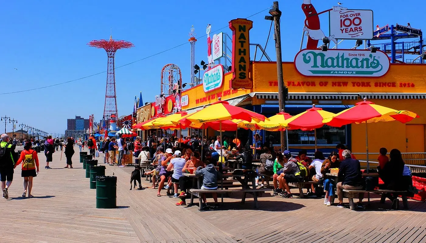 Pizza Tour in Brooklyn and Coney Island Coney Island Boardwalk