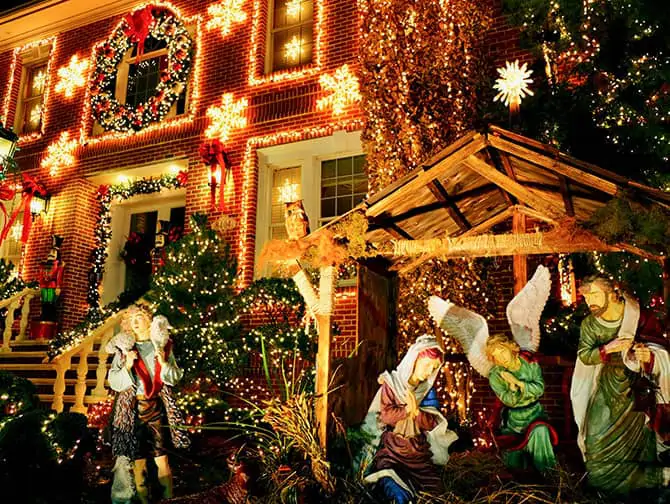 Dyker Heights Christmas Lights - Nativity Scene