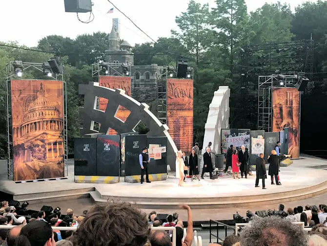 Shakespeare in the Park in New York - Audience