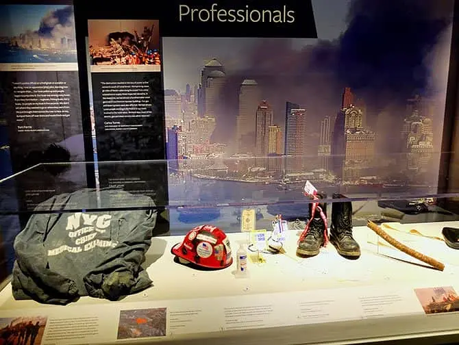 911 Tribute Museum in New York - Artifacts