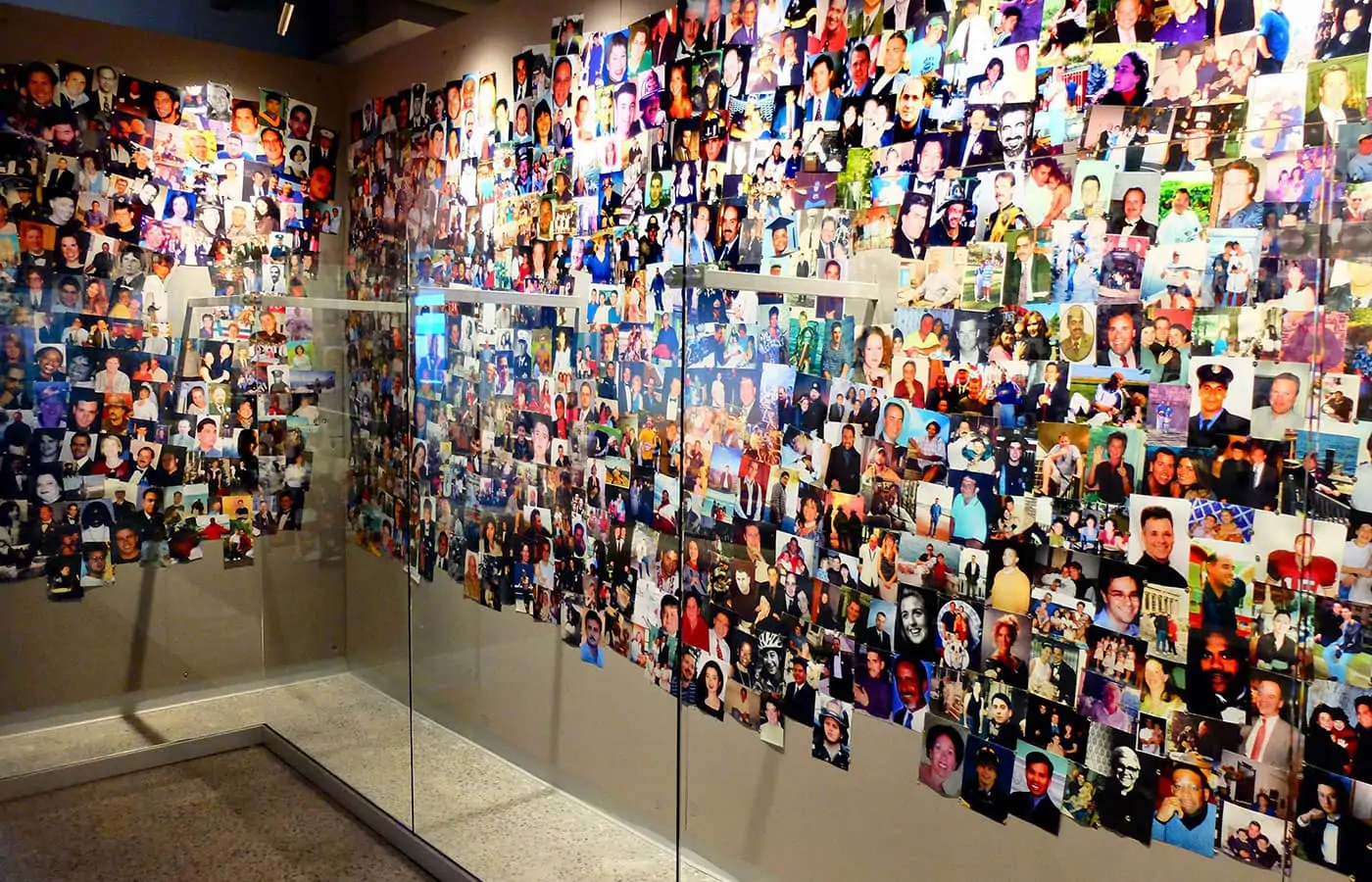 911 Tribute Museum in New York - Photo Wall