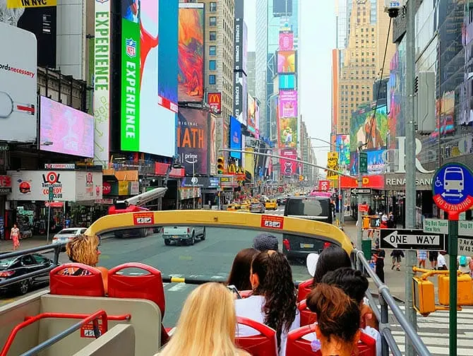 Difference between New York Sightseeing Day Pass and New York Pass - Hop on Hop off Bus