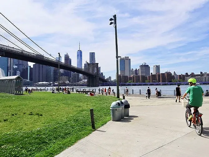 Eco friendly New York trip Biking in Brooklyn
