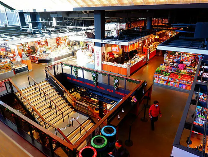 Lower East Side in New York - Inside Essex Market
