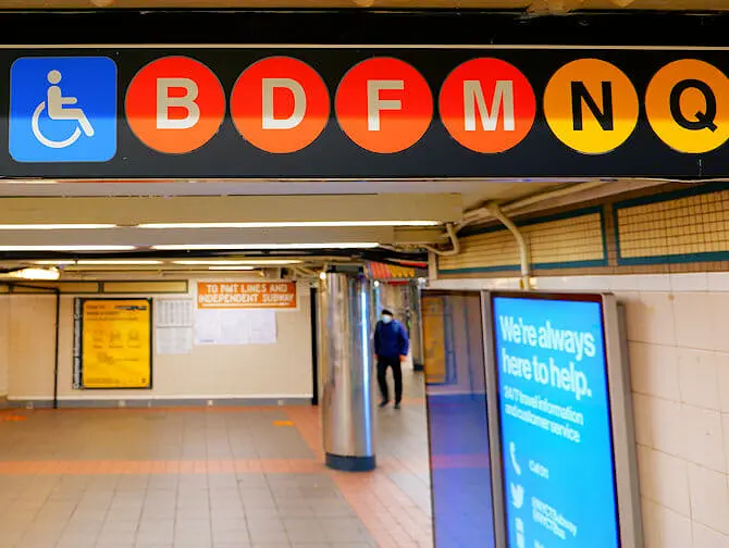 Facilities for Disabled People in New York - Subway