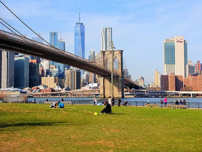 Filming Locations in New York Sex and the City Brooklyn Bridge