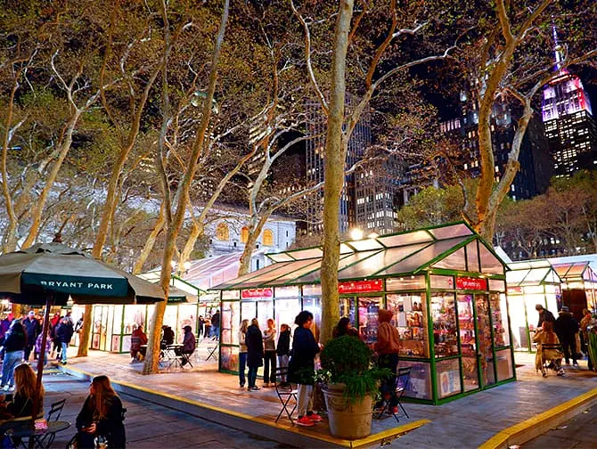 New York Holiday Markets - Bryant Park Market