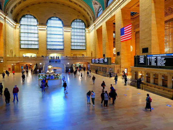 Metro North Railroad in New York - Grand Central in New York
