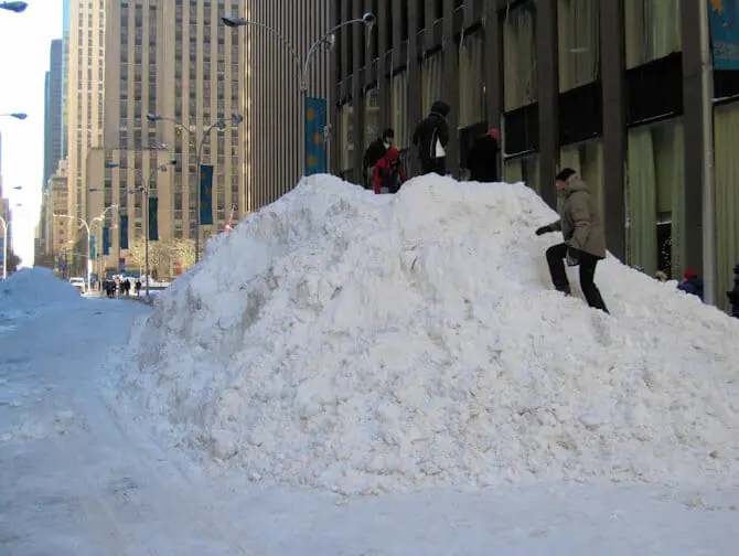 Schnee in New York - Schnee