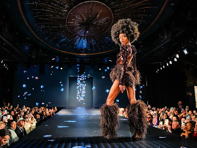 New York Fashion Week Model