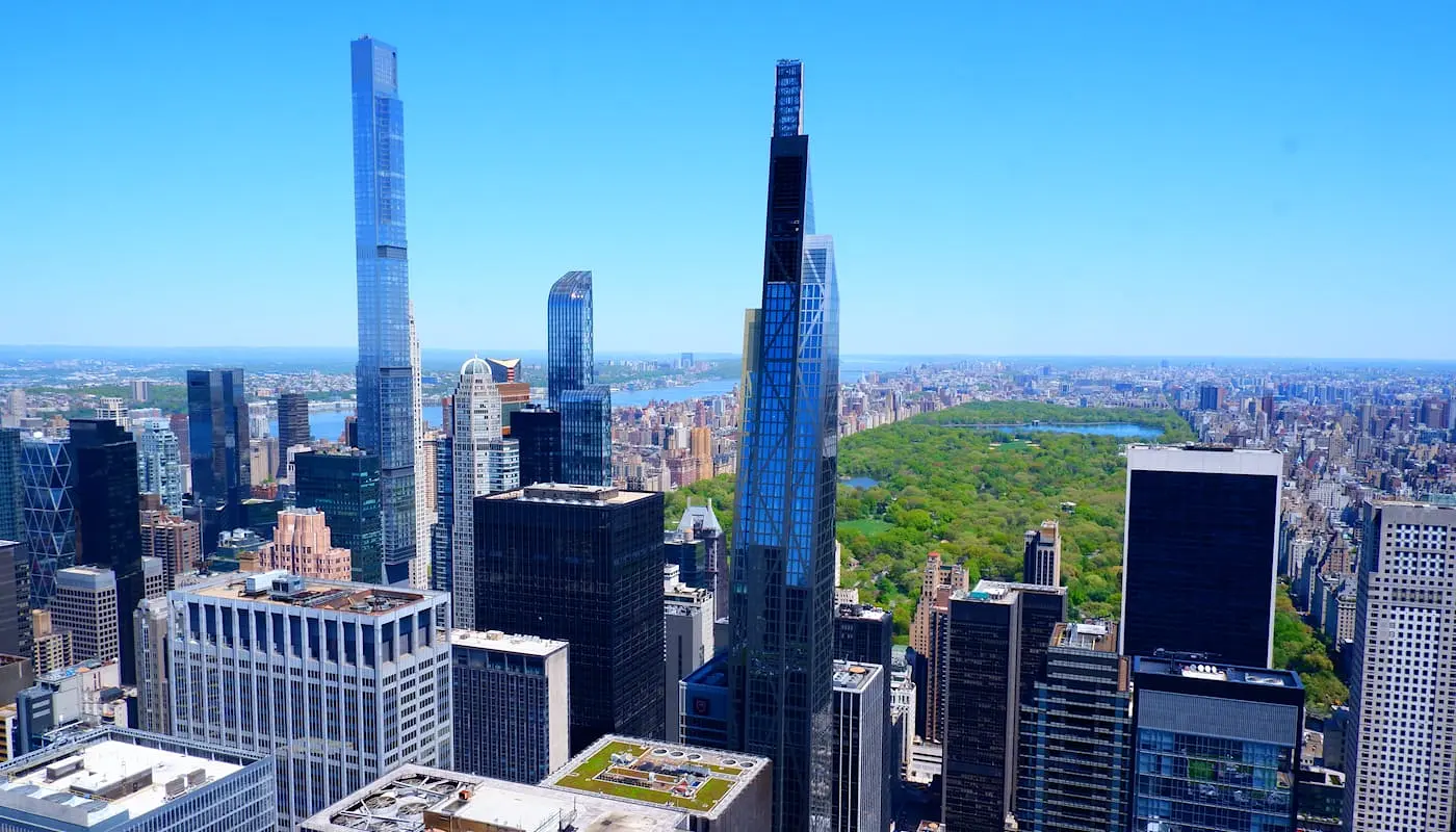 Best observation deck in New York Top of the Rock