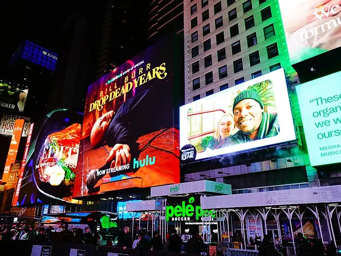 Get on a Times Square Billboard
