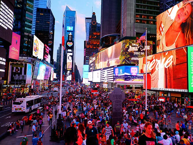 New York Night Tour - Times Square