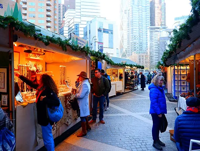 New York Holiday Markets - Columbus Circle