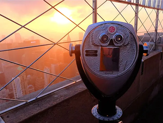 Empire State Building Tickets - Outside deck