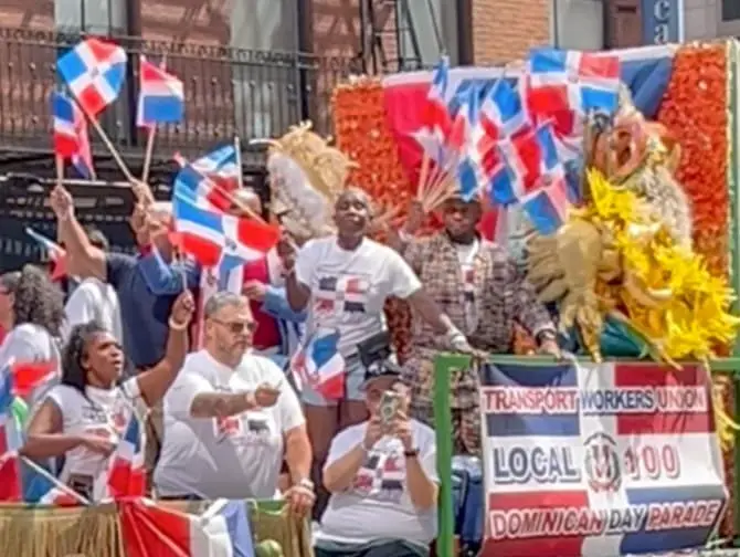 Dominican Day Parade in New York Float