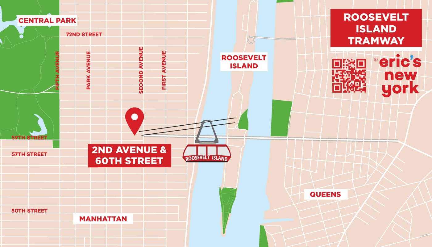 Roosevelt Island Tram New York - Map 1