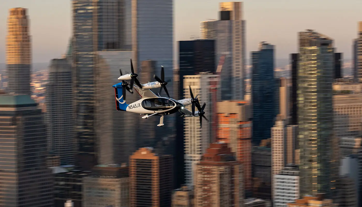 Joby Aviation Electric Air Taxi from JFK to Manhattan - All-Electric Helicopter