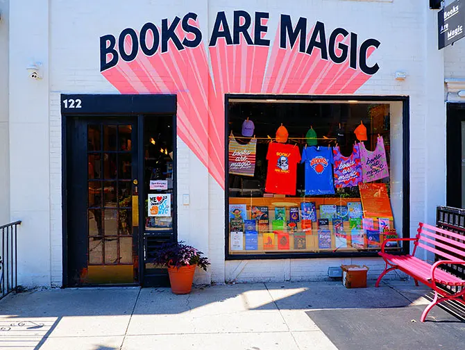 Bookshops in New York - Books are Magic