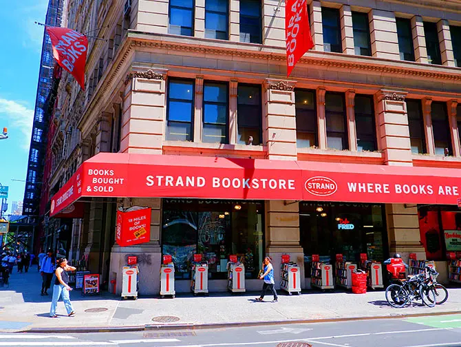 Bookshops in New York - The Strand Bookstore