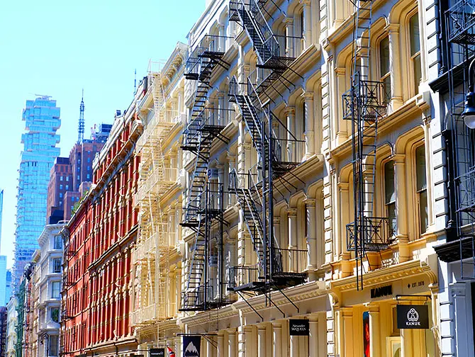Walking Route Greenwich Village, SoHo, Chinatown & Little Italy in New York