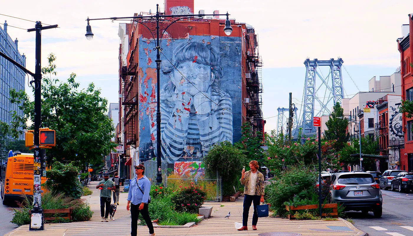 Walking Route Williamsburg - Greenpoint in New York - Glimpse of the Walking Route